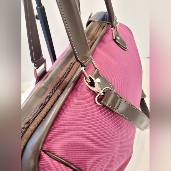 Nine & Co. Purple and Black Duffel Bag NWOT - Picture 4 of 10